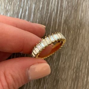 Bauble Bar MINI ALIDIA CUBIC ZIRCONIA RING